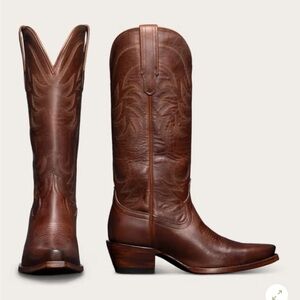 Tecovas Annie Brown Leather Cowboy Boots 9.5